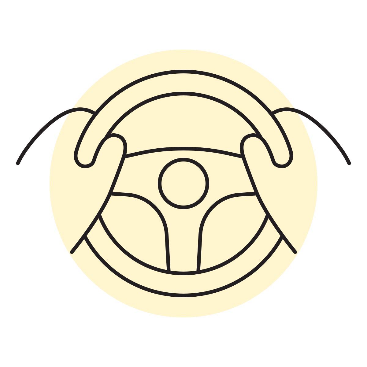 handsy style lenkrad icon