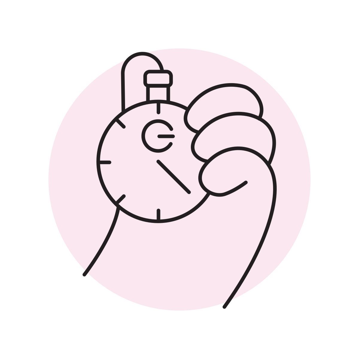 handsy style stoppuhr icon