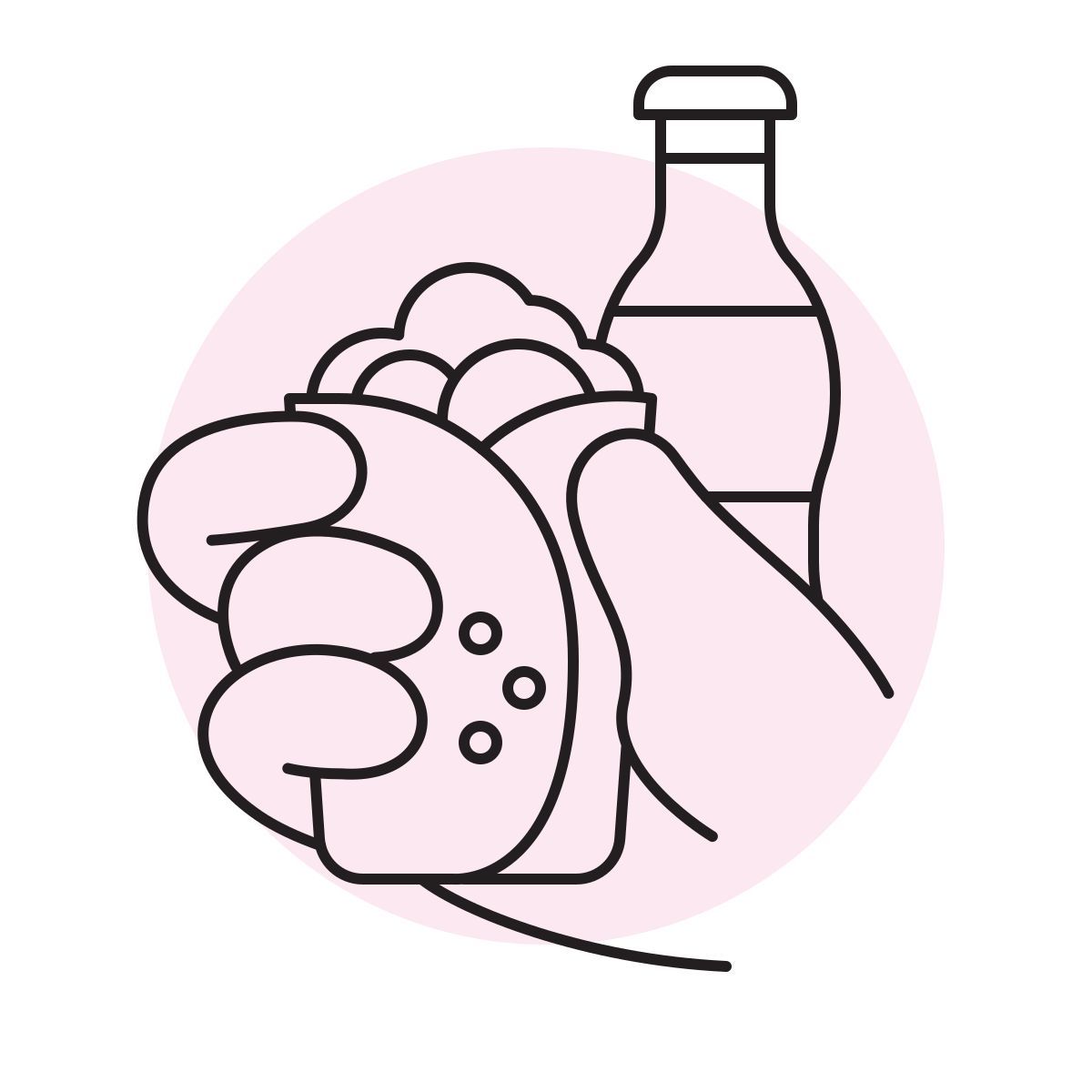 handsy style street food icon