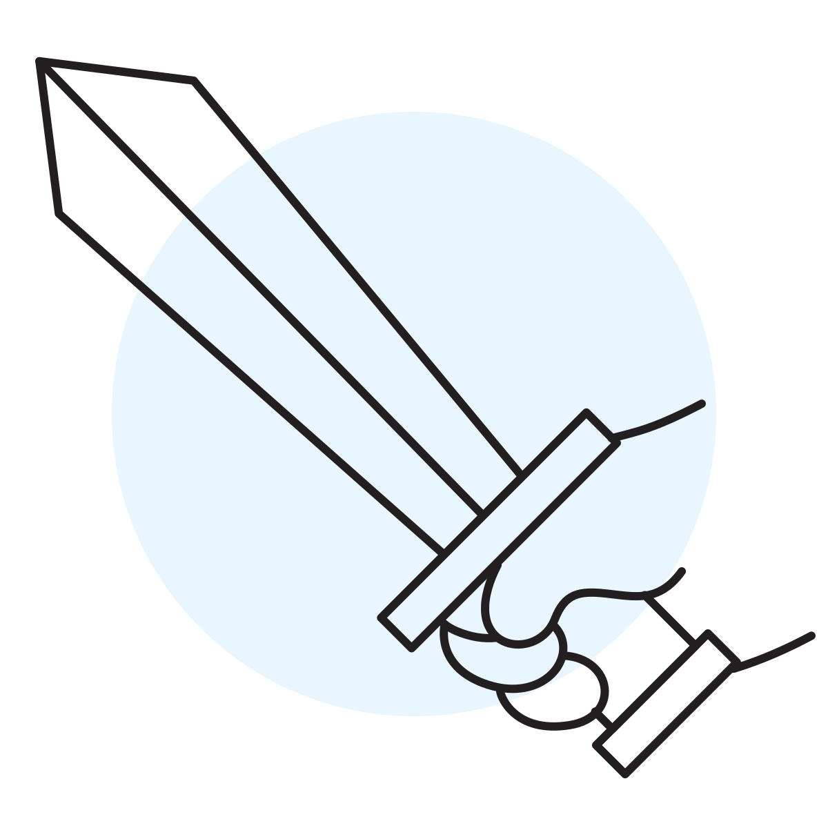 handsy style sword icon