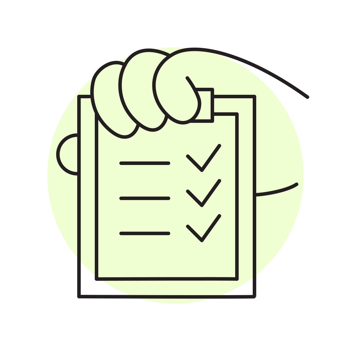 handsy style test passed icon