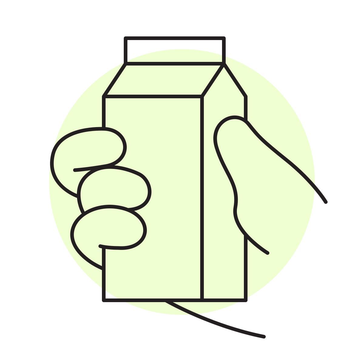 handsy style tetra pak icon