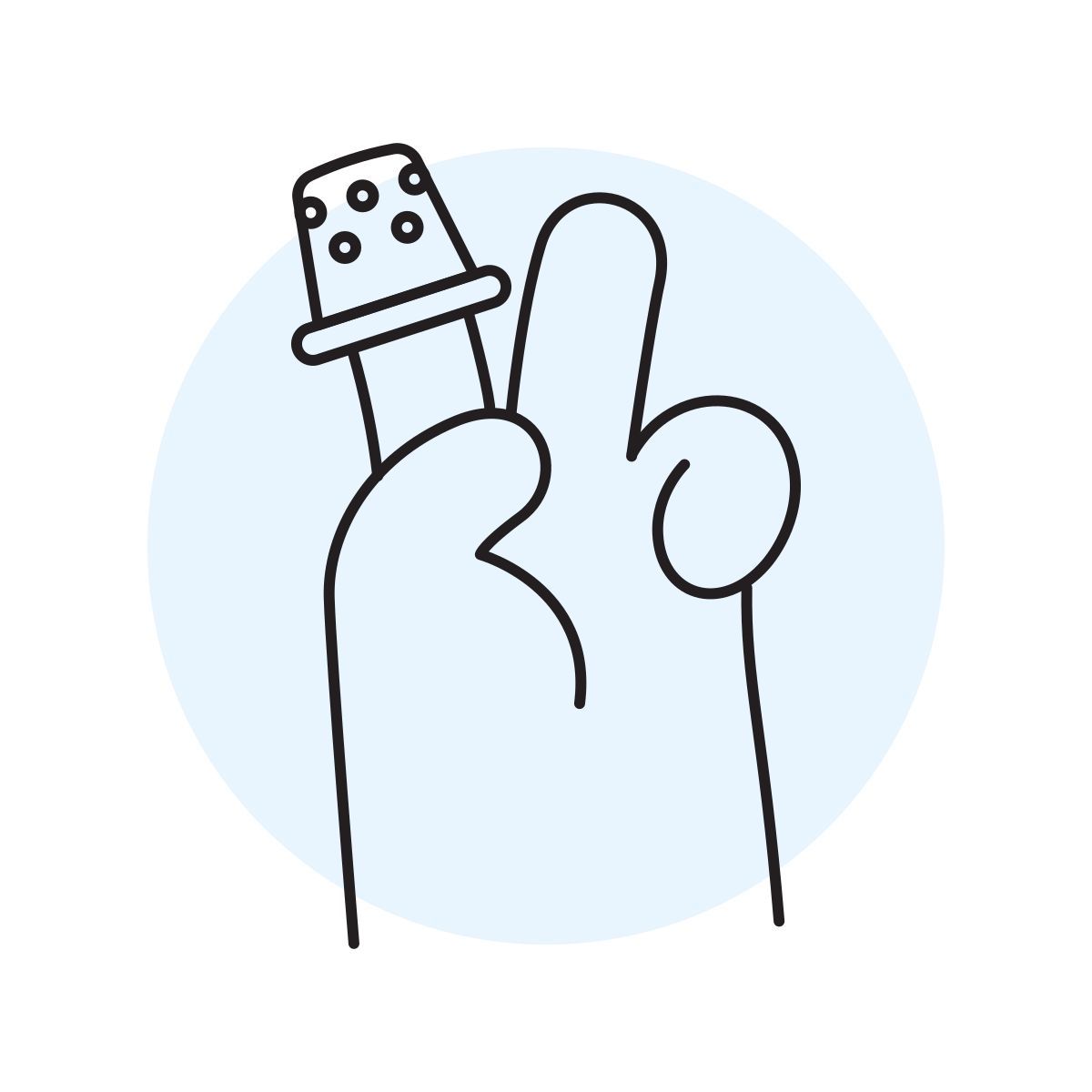 handsy style thimble icon