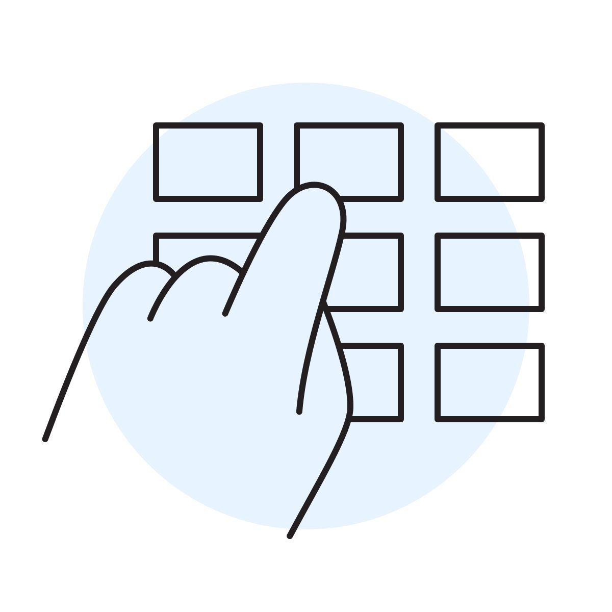 handsy style miniaturansichten icon