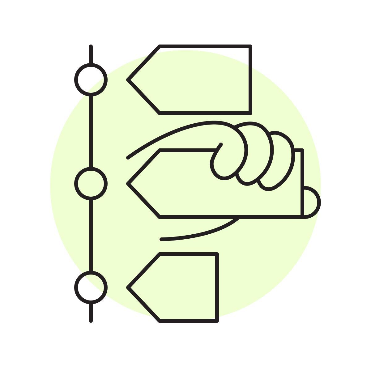 handsy style 时间轴 icon