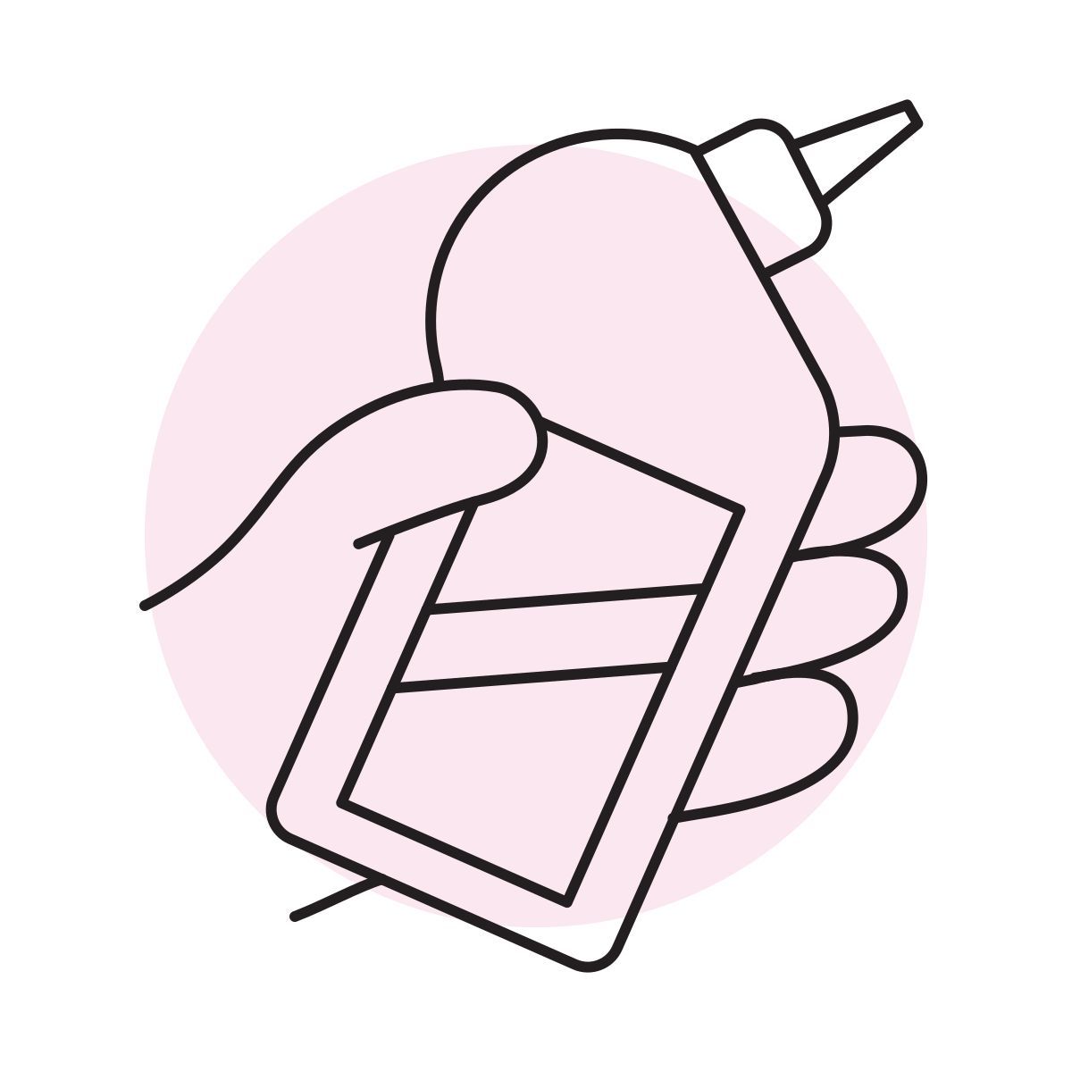 handsy style toilet cleaner icon