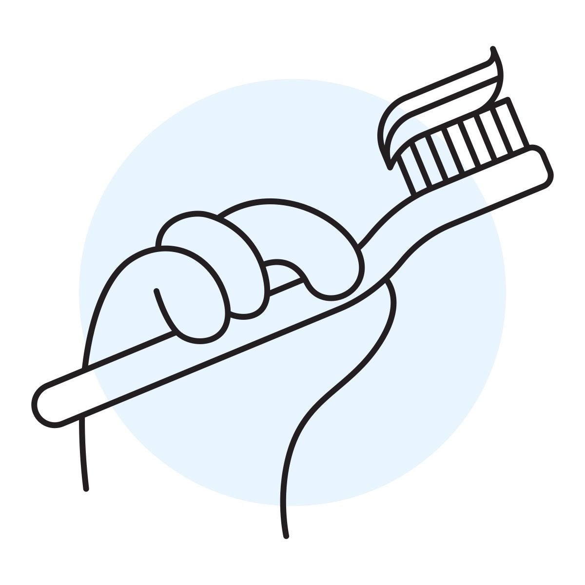 handsy style toothbrush icon