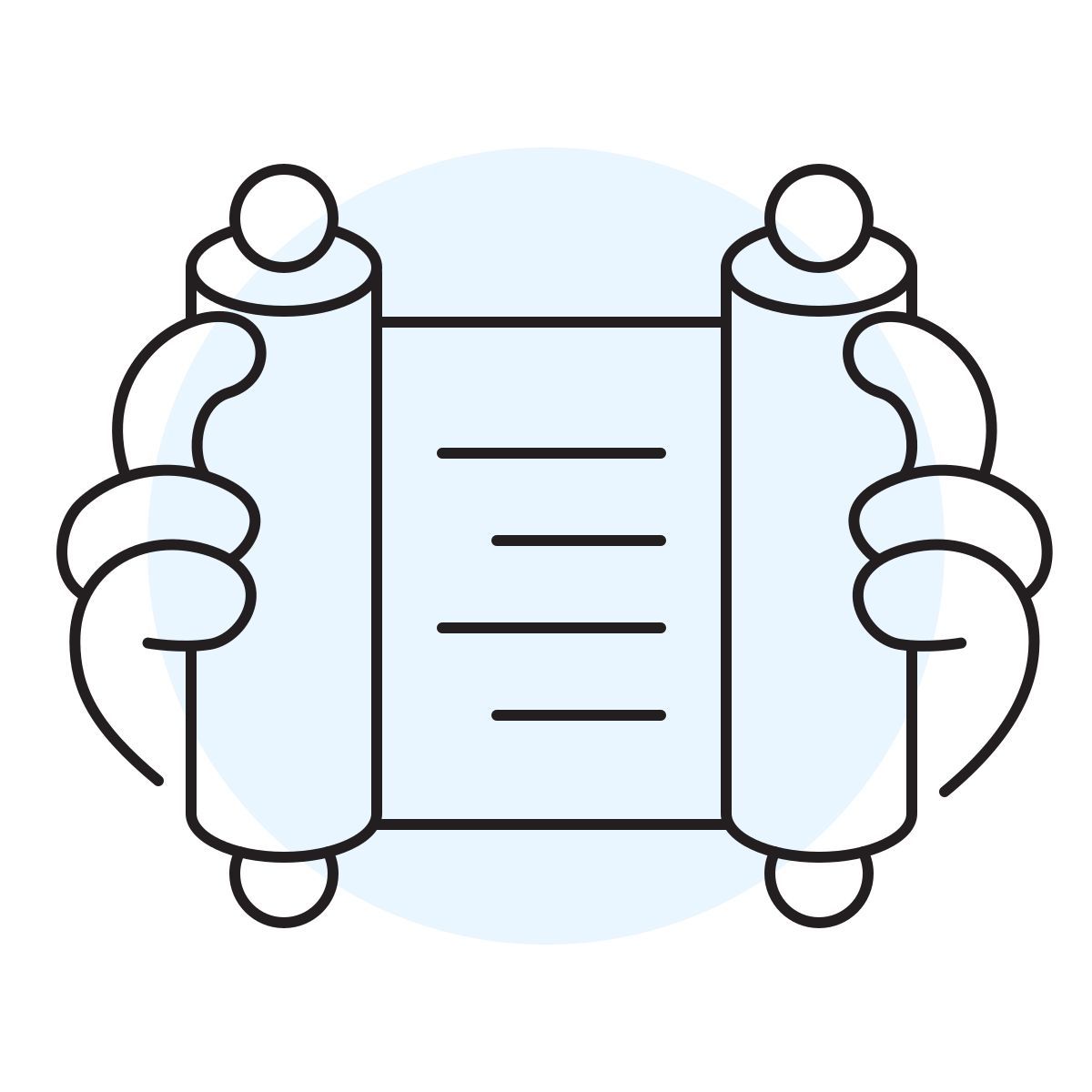 handsy style torah icon