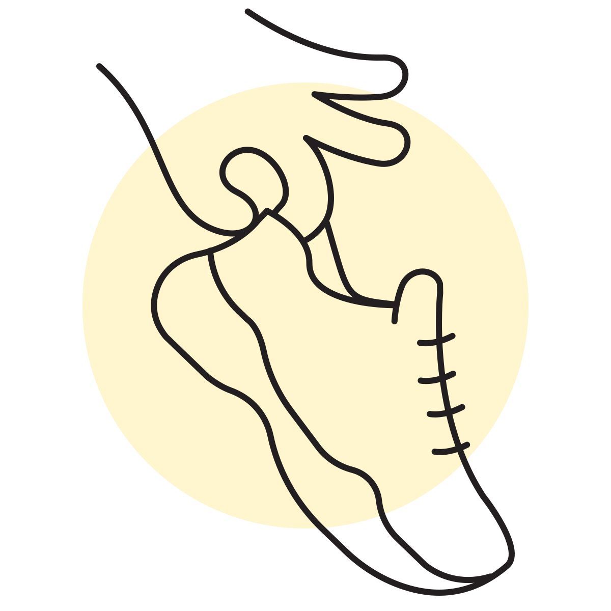 handsy style trainers icon