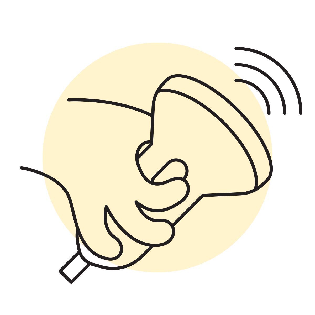 handsy style ultrasound icon