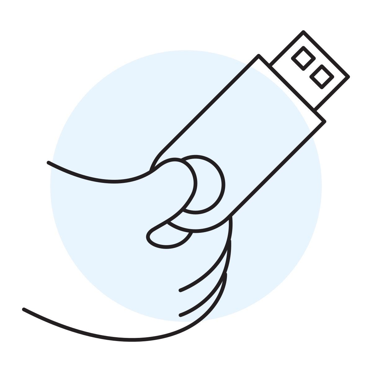 handsy style clé usb icon