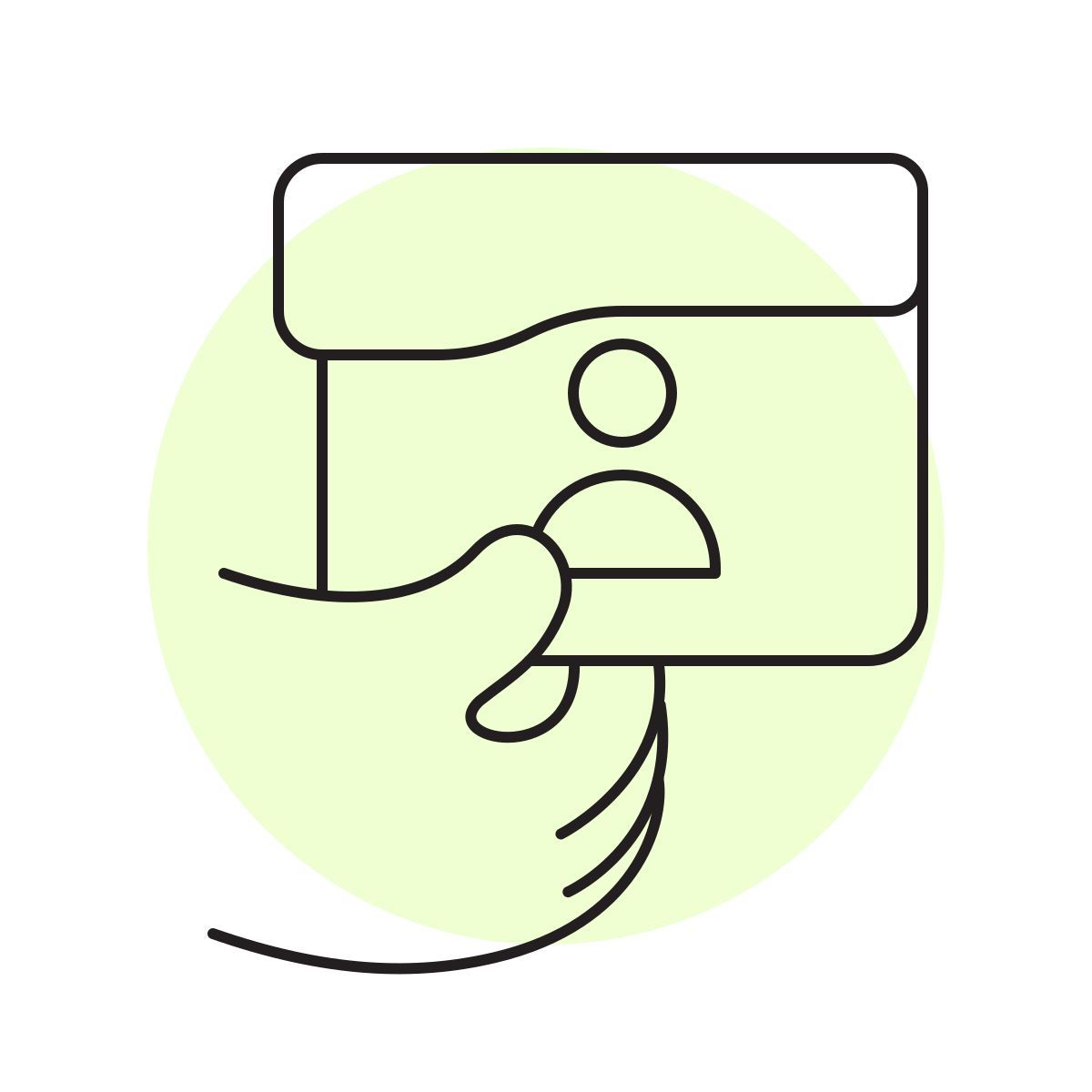 handsy style user folder icon