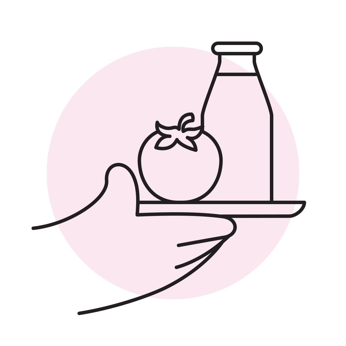handsy style nourriture végétarienne icon