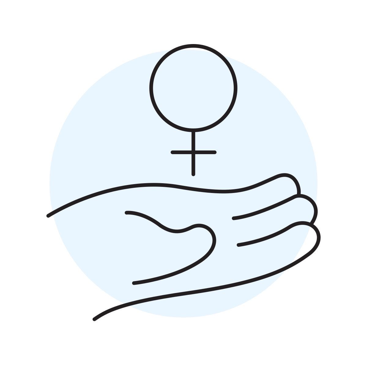 handsy style simbolo di venere icon