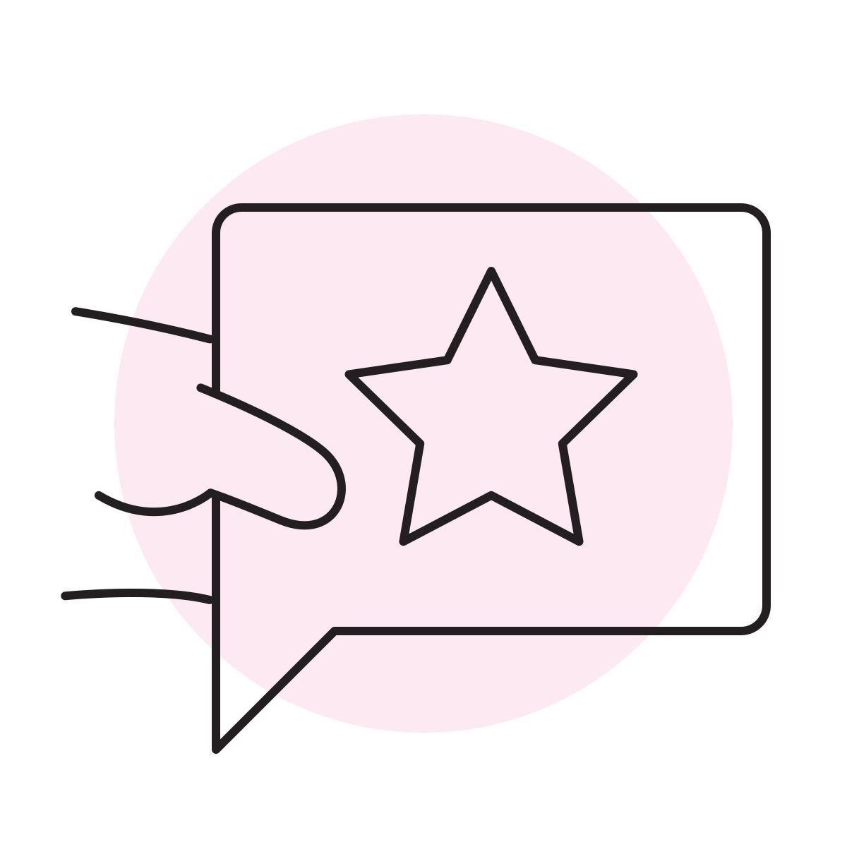 handsy style very popular topic icon