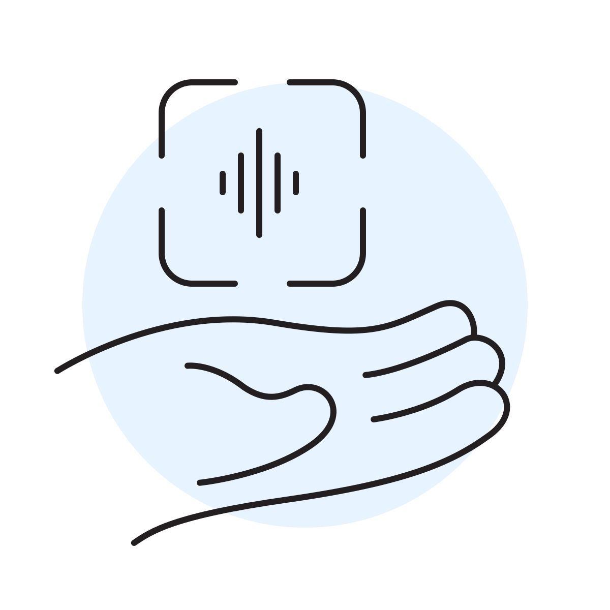 handsy style identification vocale icon