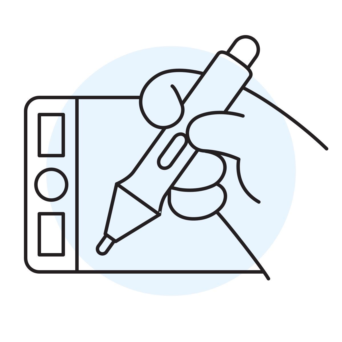 handsy style tableta wacom icon