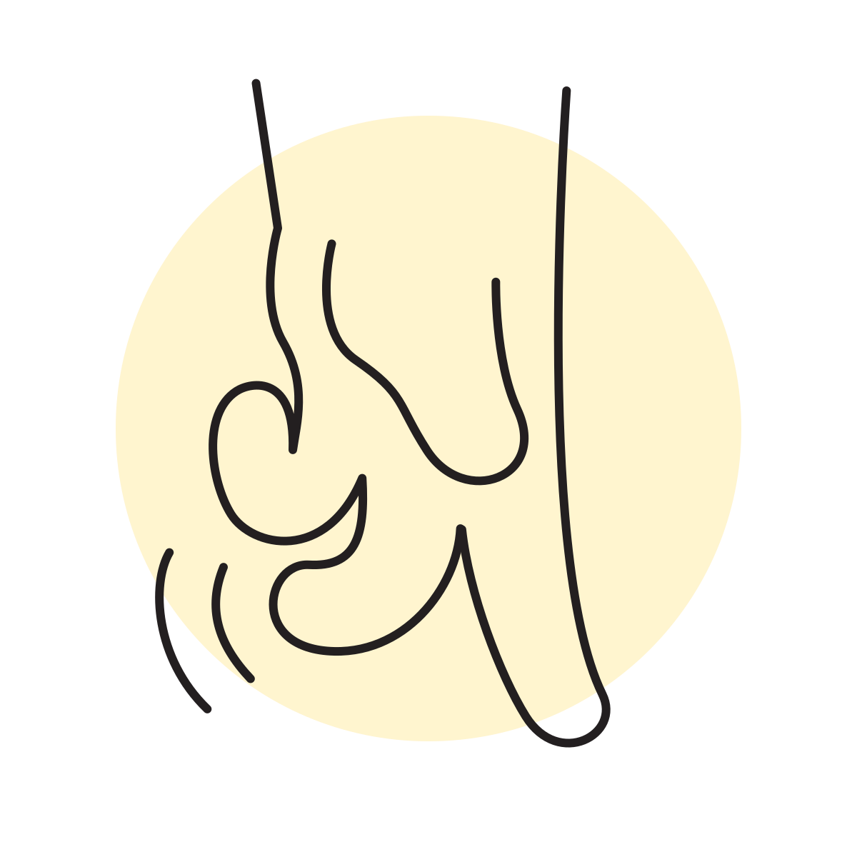 handsy style walking icon
