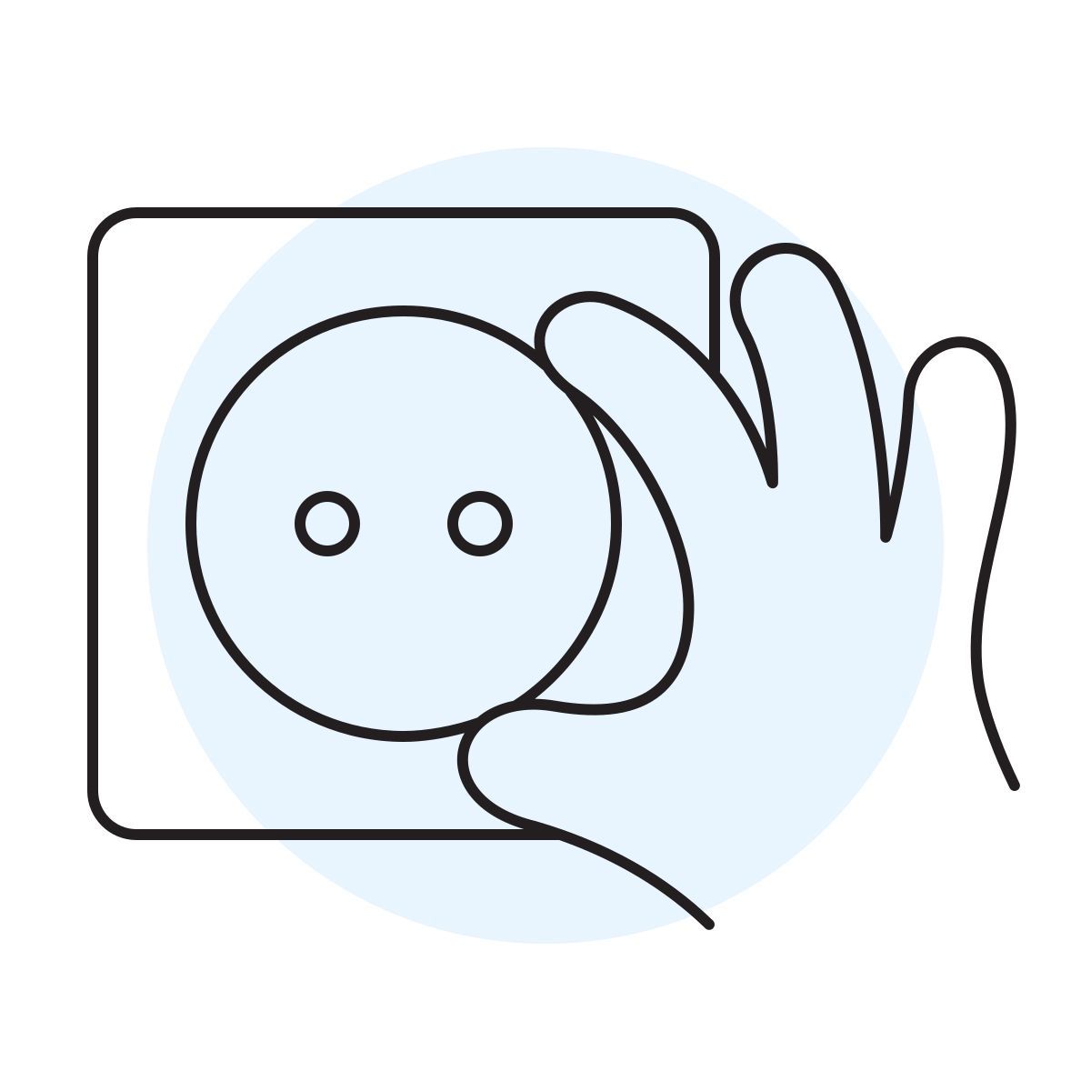 handsy style prise murale icon