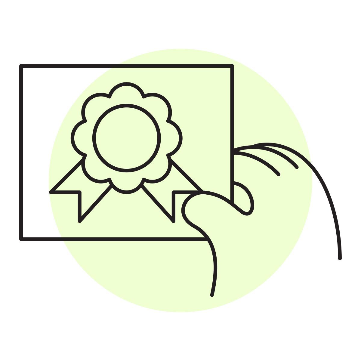 handsy style quality icon