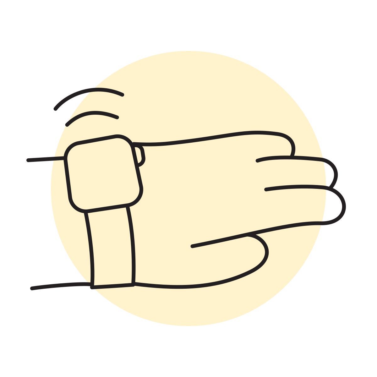 handsy style tragbare technologie icon