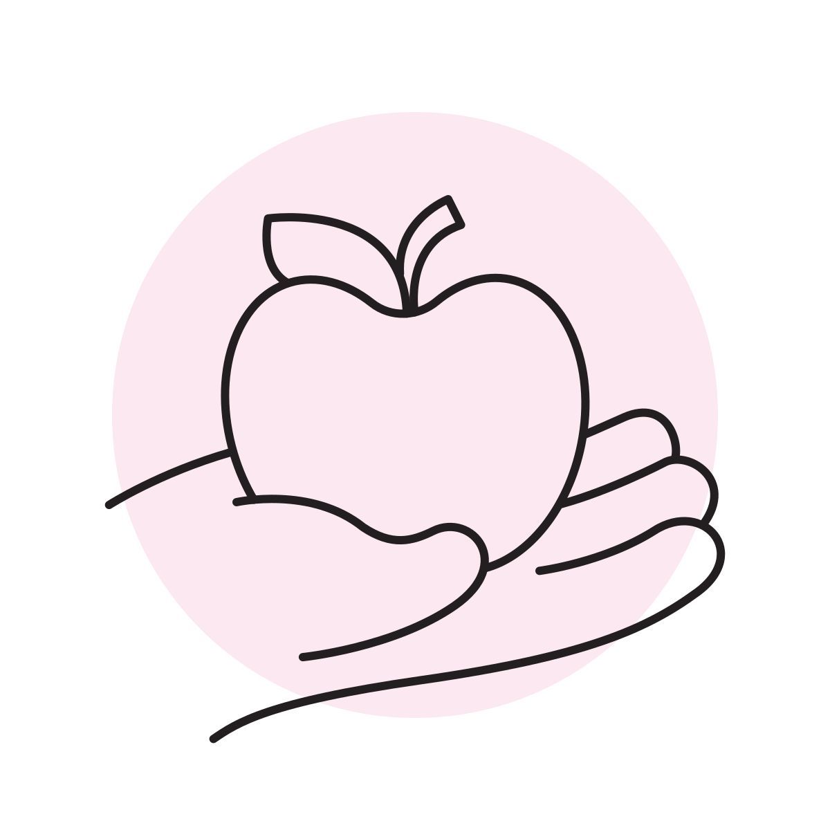 handsy style maçã inteira icon
