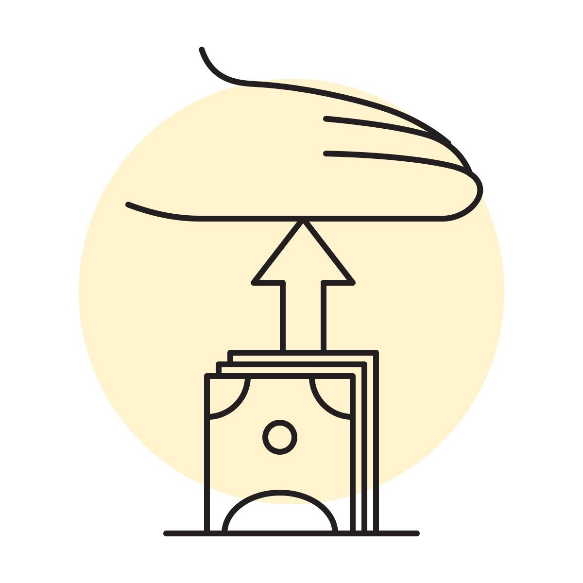 handsy style withdrawal limit icon
