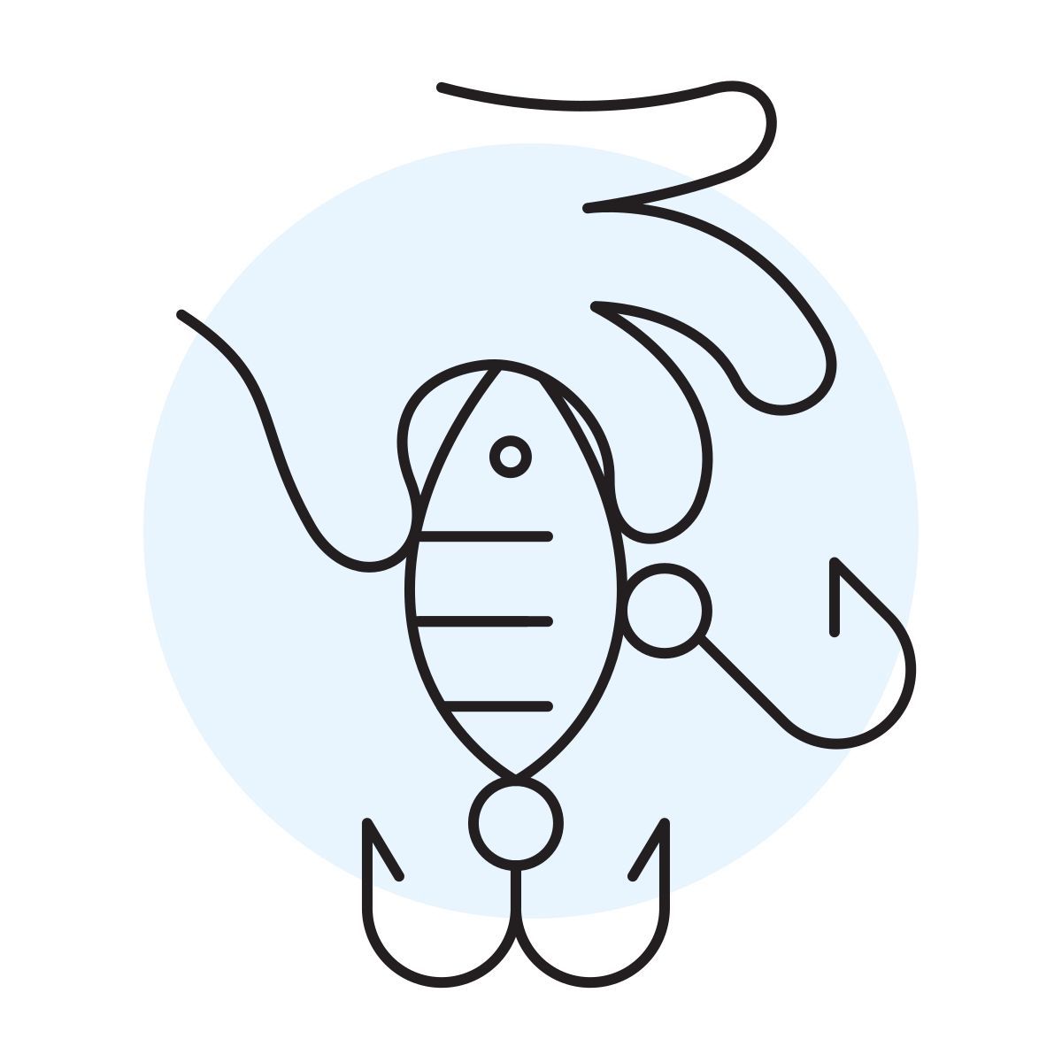 handsy style wobbler lure icon