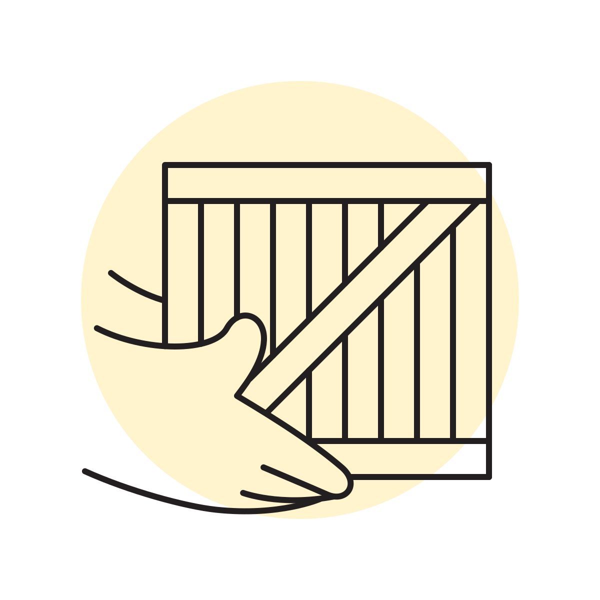 handsy style boite en bois icon