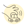 experimental car-hands icon