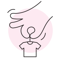 Clothes icon illustrating Dry Cleaning services