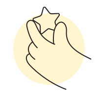Star icon illustrating Laundry services