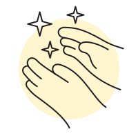 clean hands icon