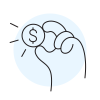 coin in-hand icon