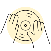 experimental dj-hands icon