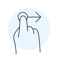 experimental hand-drag-hands icon