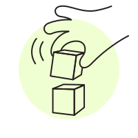 experimental laying-bricks-hands icon
