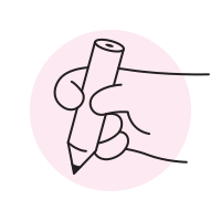 hand with-pen icon