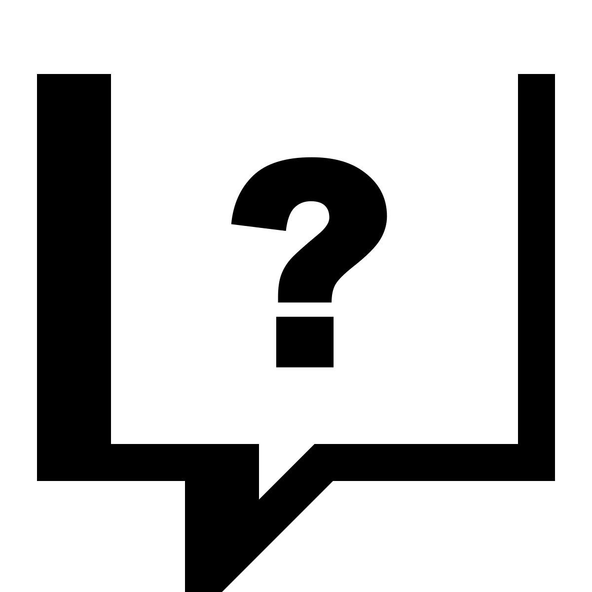 hatch style frage stellen icon