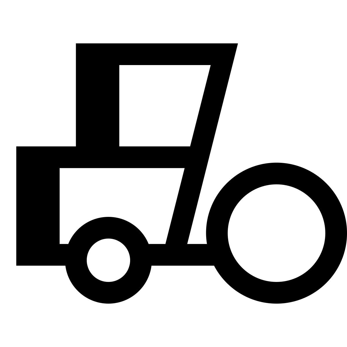 hatch style asphalt paver icon