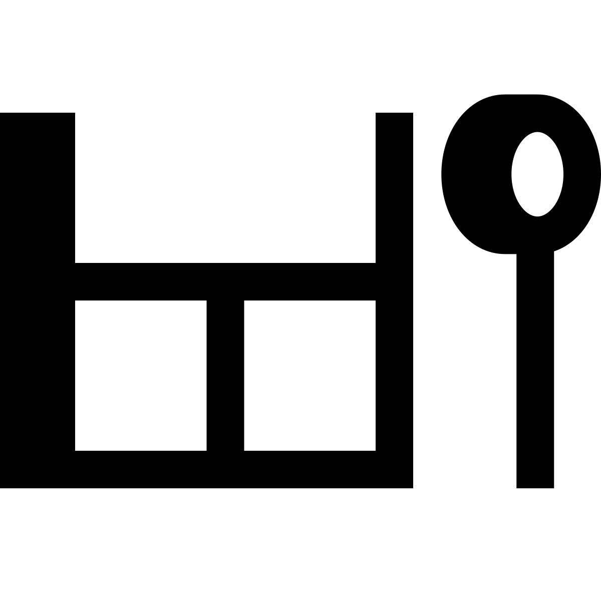 hatch style baby meal icon