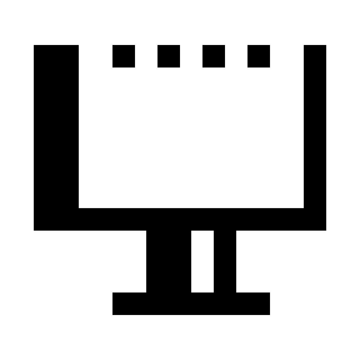 hatch style panneau d'affichage icon