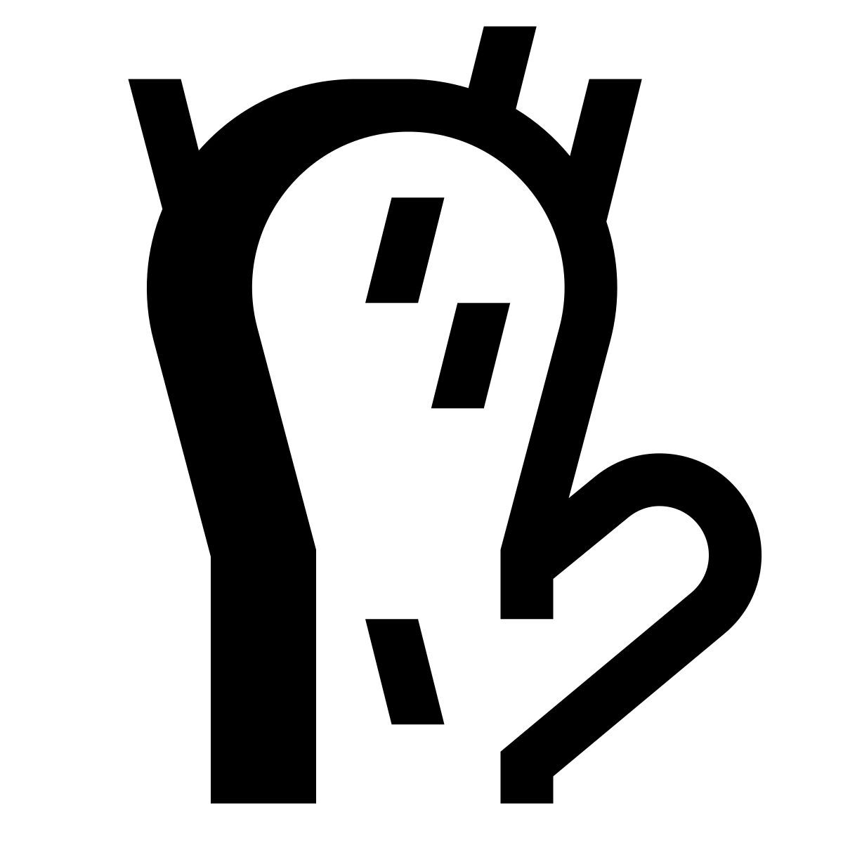 hatch style cactus icon