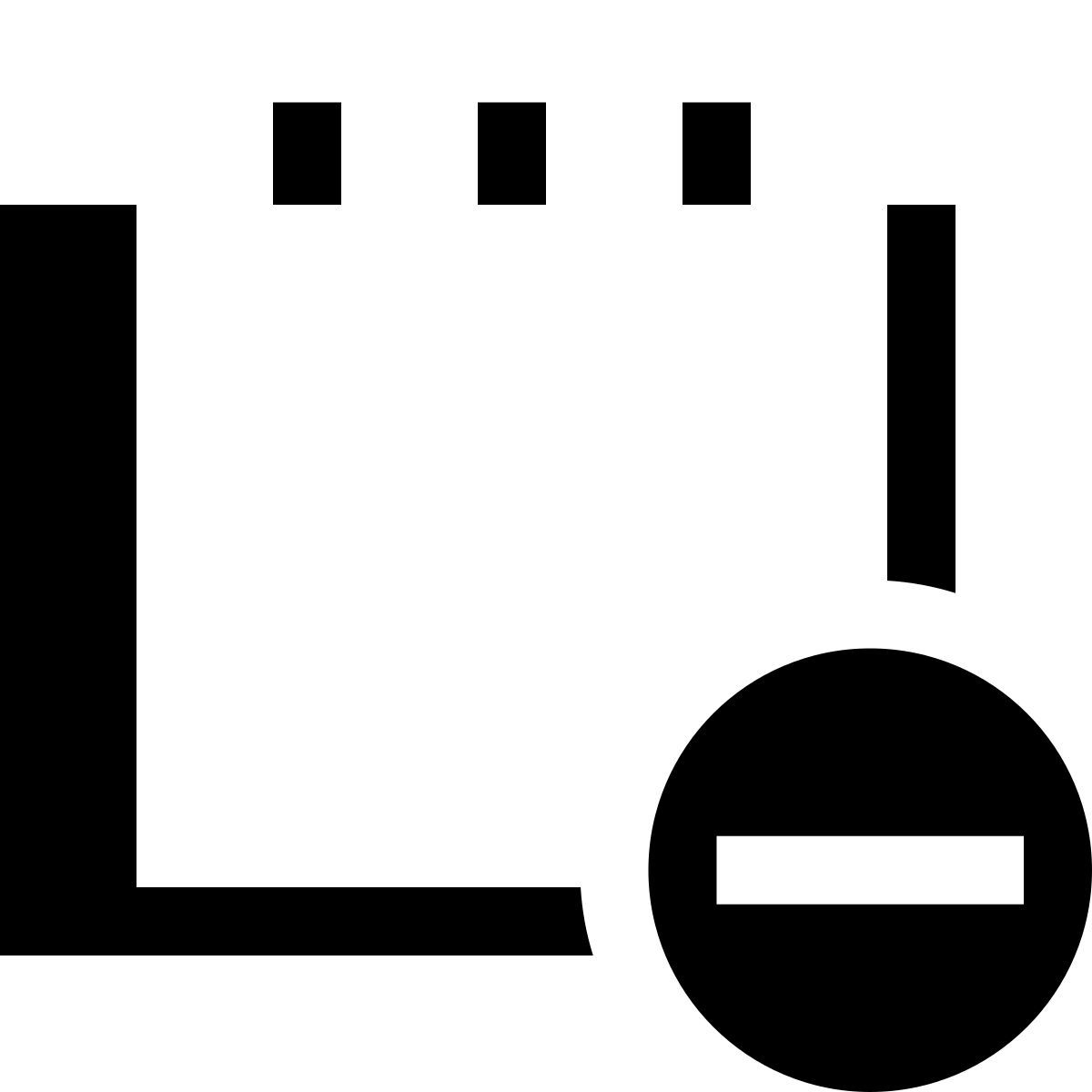 hatch style 日历减 icon