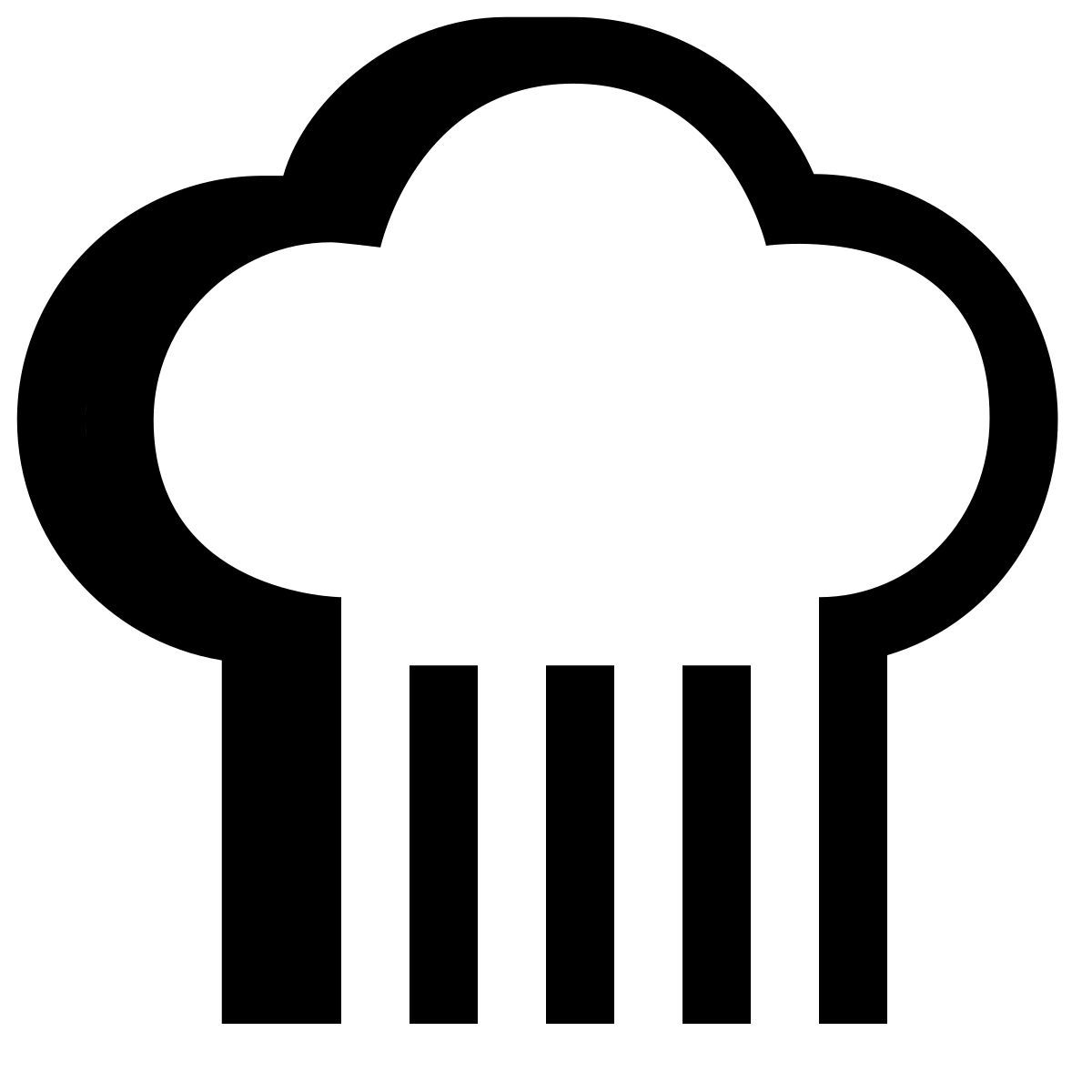 hatch style chef hat icon