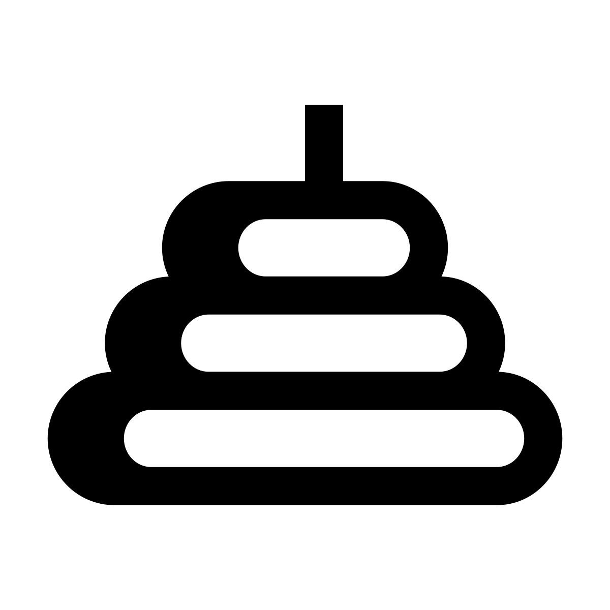 hatch style jouet pyramide icon