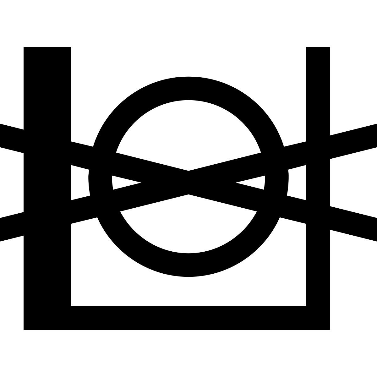 hatch style nicht im trockner trocknen icon