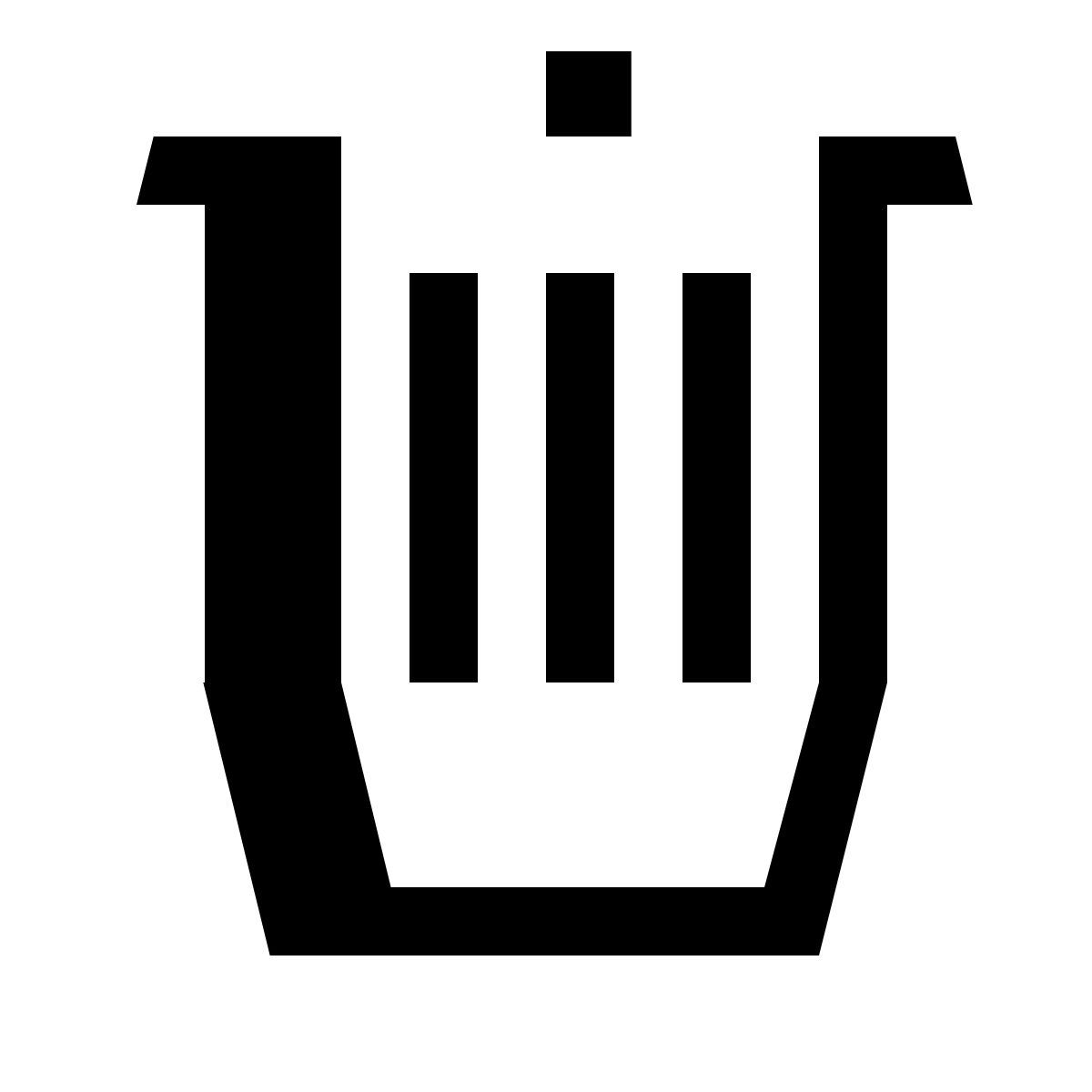 hatch style delete icon