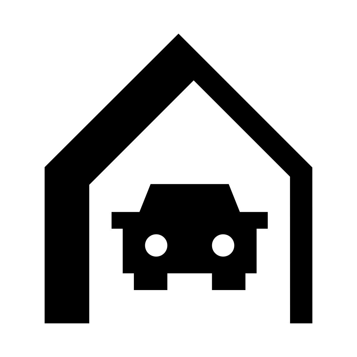 hatch style garaje icon