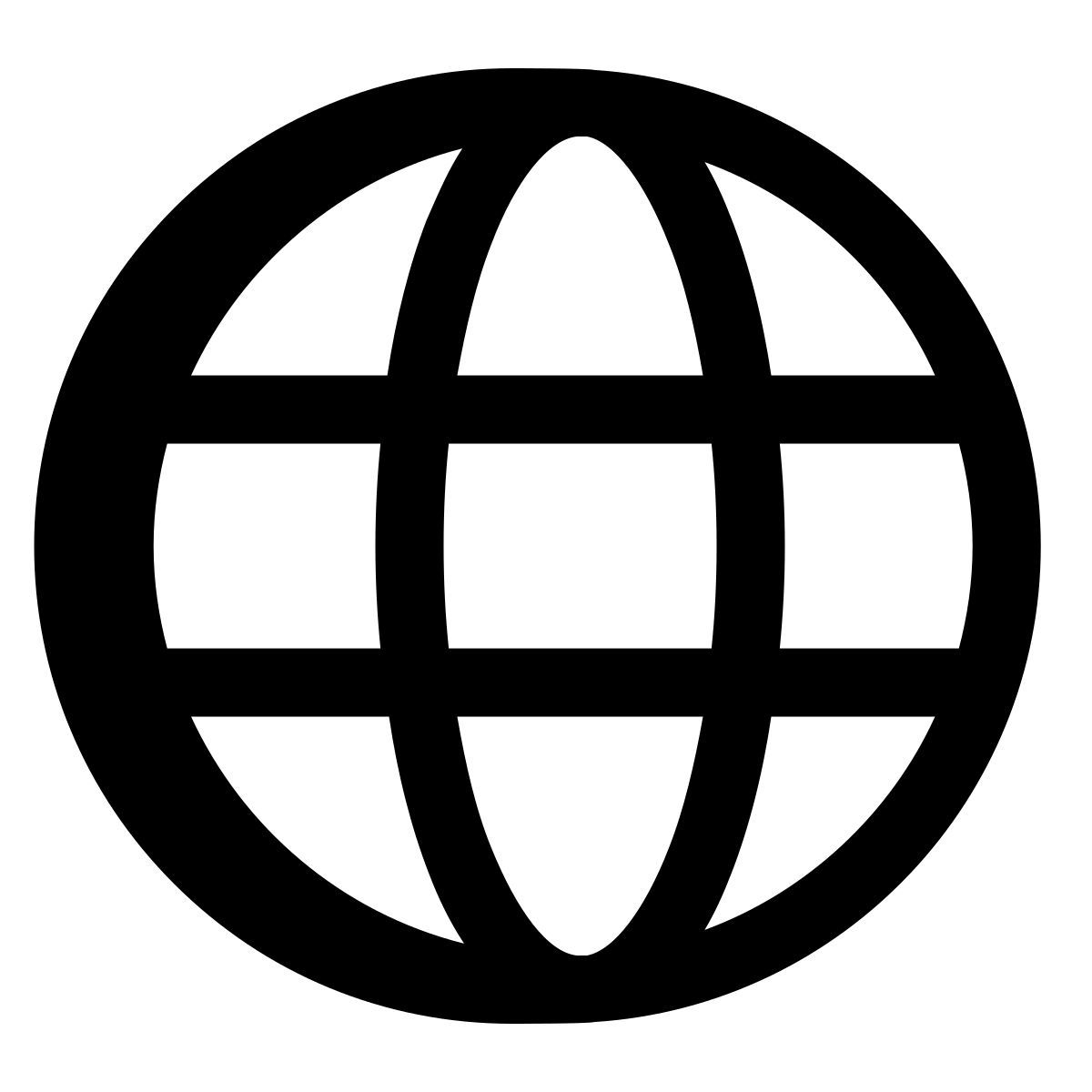 hatch style globe terrestre icon